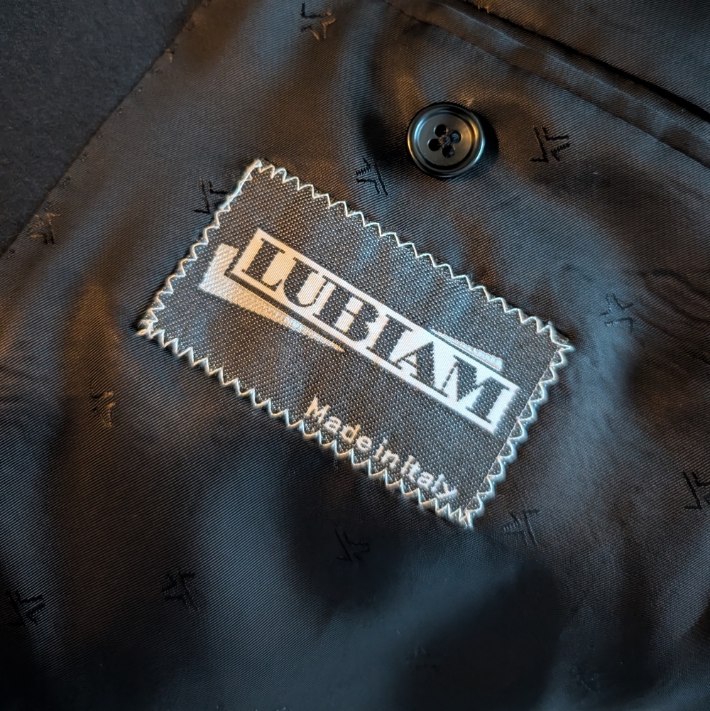Lubiam Wool Made In Italy Black Full Tuxedo - Picture 5 of 16